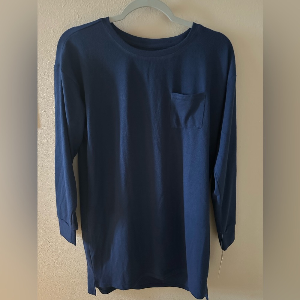 Crewneck Nightgown/Sleepshirt with Pocket - NWT